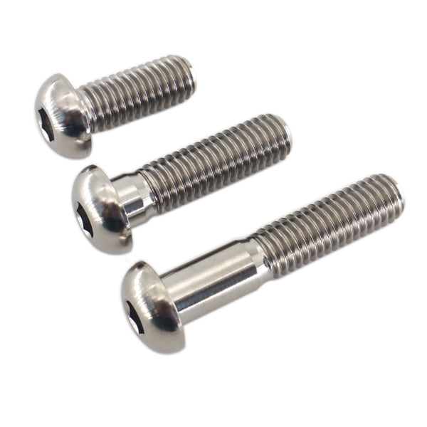 Titanium Alloy Gr5 Button Head Bolt ISO 7380 M3-M12 Available