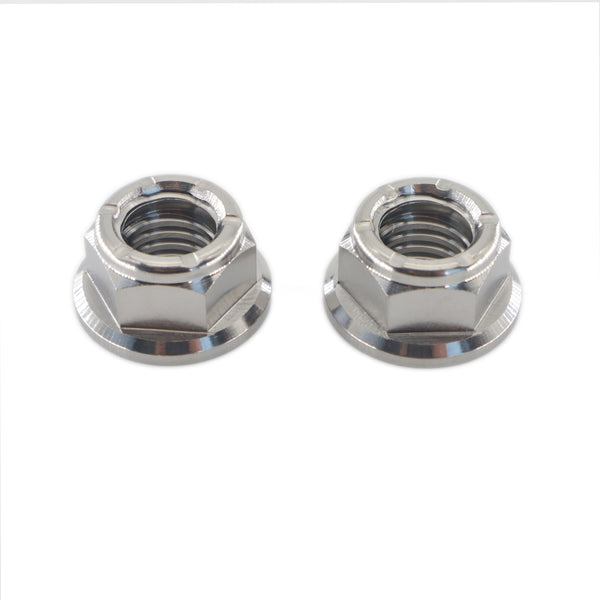 Gr5 Titanium Alloy Flange Hex All Metal Locking Nuts