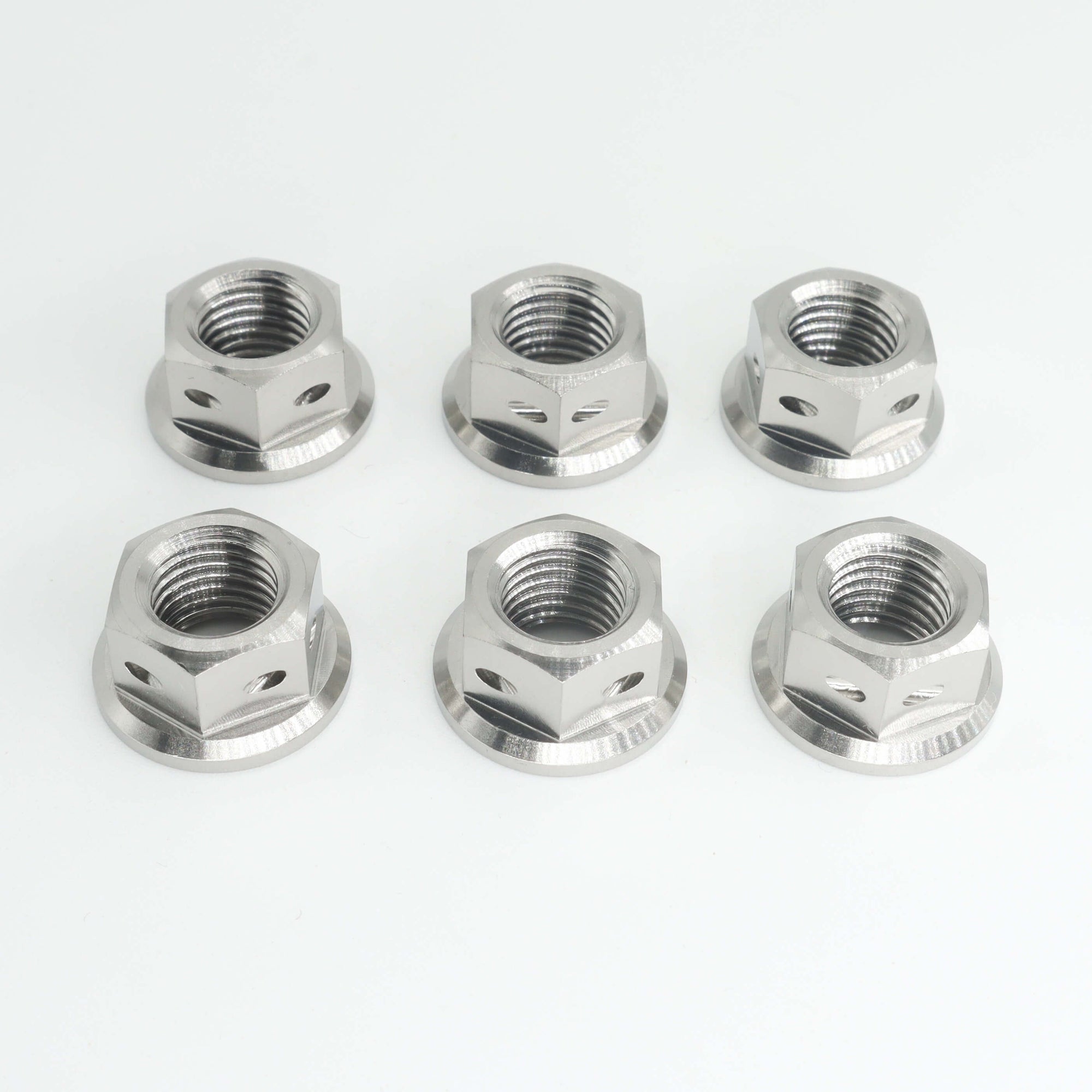 Titan-x M12 X 70 Titanium Race Bolts – 1.5 Pitch, Drilled, Hex Flange, Grade 5 (Ti-6AL-4V), UK Made