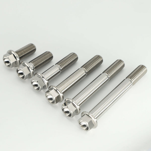 Titanium Alloy Gr5 12 Point Flange Bolts M6-M14 Available