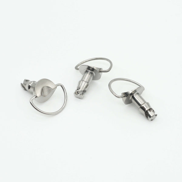 Titanium Gr5 D-Ring Quick Release Fasteners