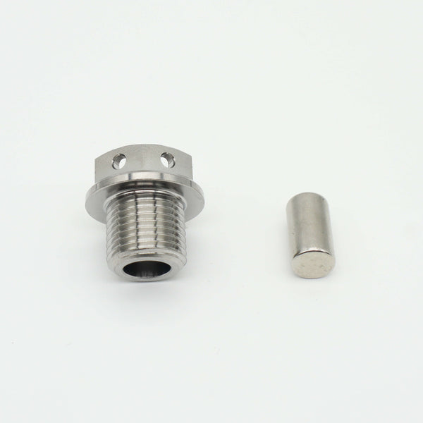 Titanium Flange Drilled Head Magnetic Oil Drain Plug