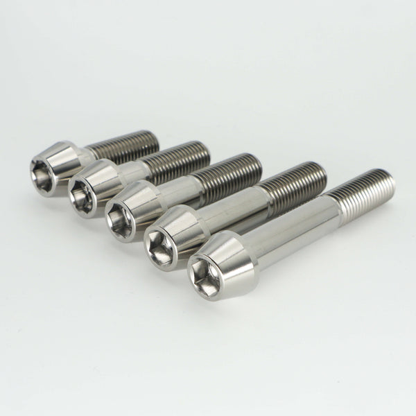 Titanium Gr5 Alloy Torx Socket Taper Head Bolts M2.5-M12 Available